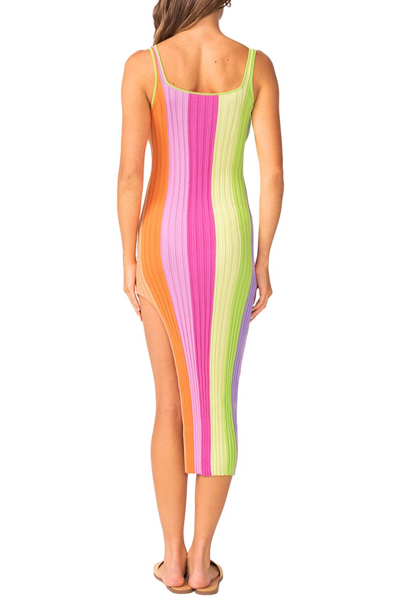 PQ SWIM Piper Sleeveless Cover-Up Dress, Alternate, color, Clementine