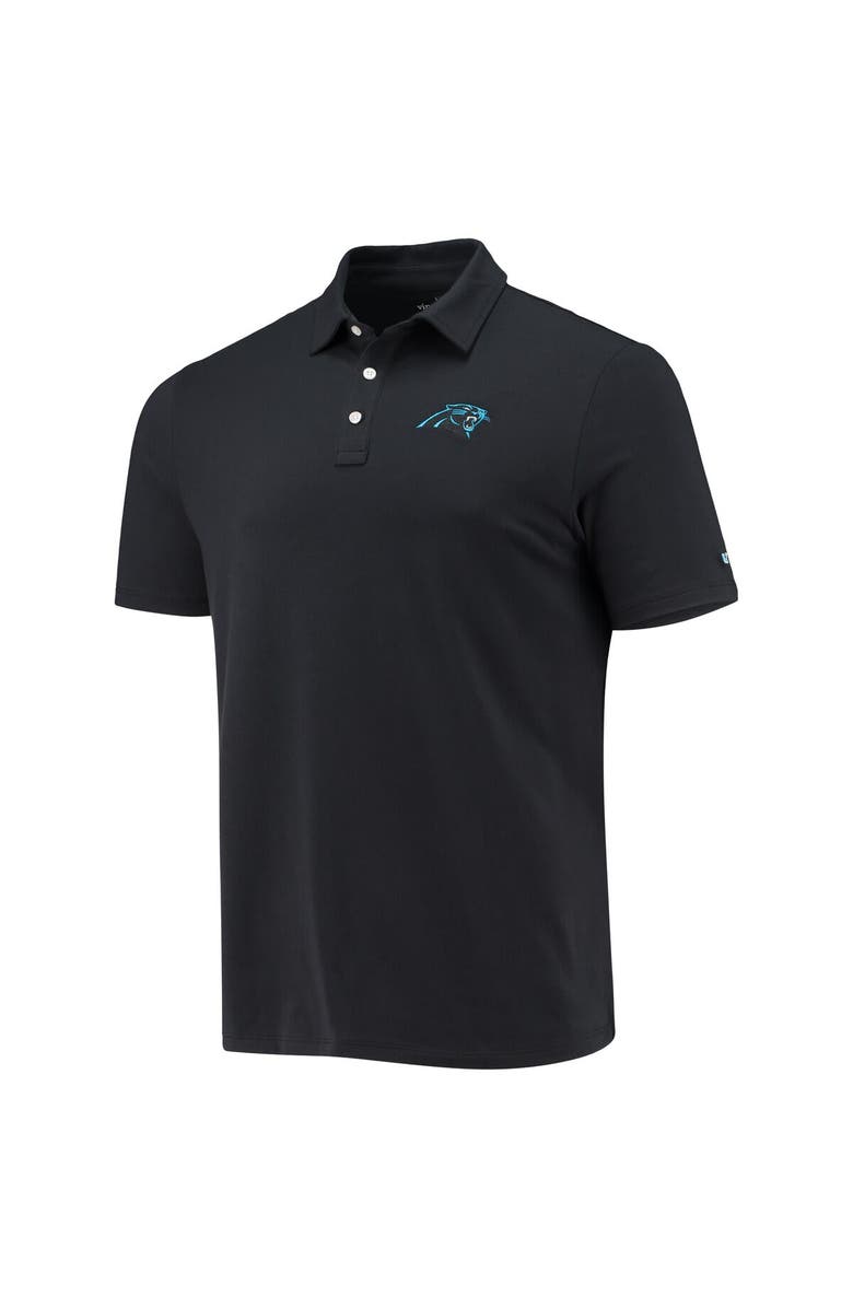vineyard vines Men's Vineyard Vines Black Carolina Panthers Edgartown Polo, Alternate, color, 