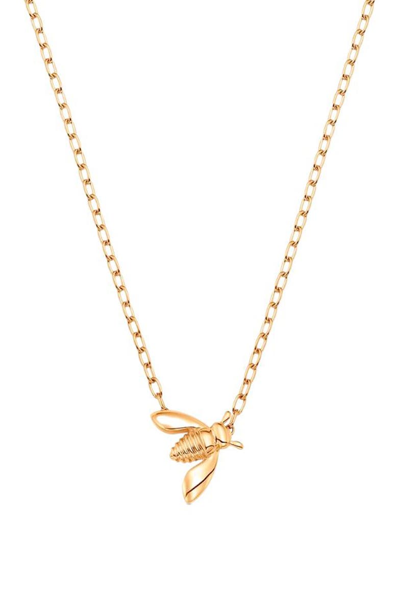 Sara Weinstock Queen Bee Pendant Necklace, Main, color, 