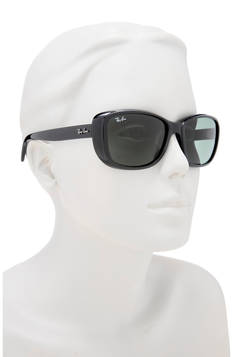 'Classic' 56mm Sunglasses, Alternate, color, BLACK