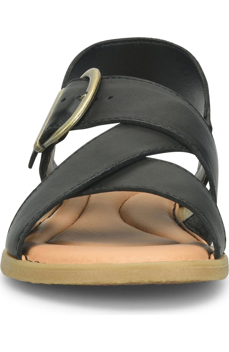 Børn Beebe Sandal, Alternate, color, Black Leather