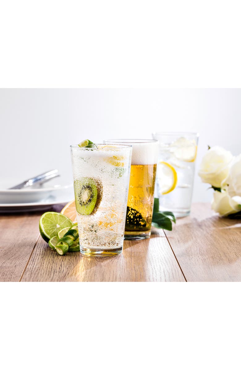 Fortessa Barca Set of 12 Mixing Pint Glasses, Alternate, color, Clear