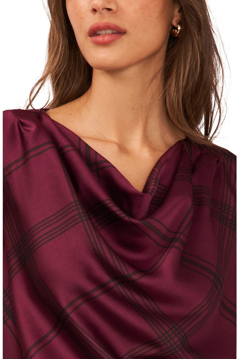 Cowl Neck Sleeveless Top, Alternate, color, GRAPE WINE