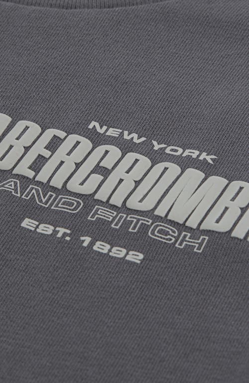 Abercrombie Kids Kids' 1892 Logo Boxy Graphic T-shirt In Gray