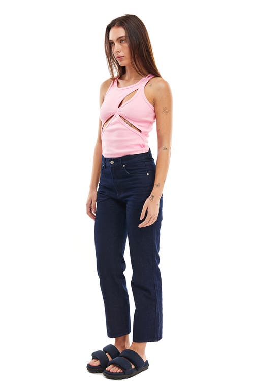 Mother Of All Ariel Rib Top In Pink