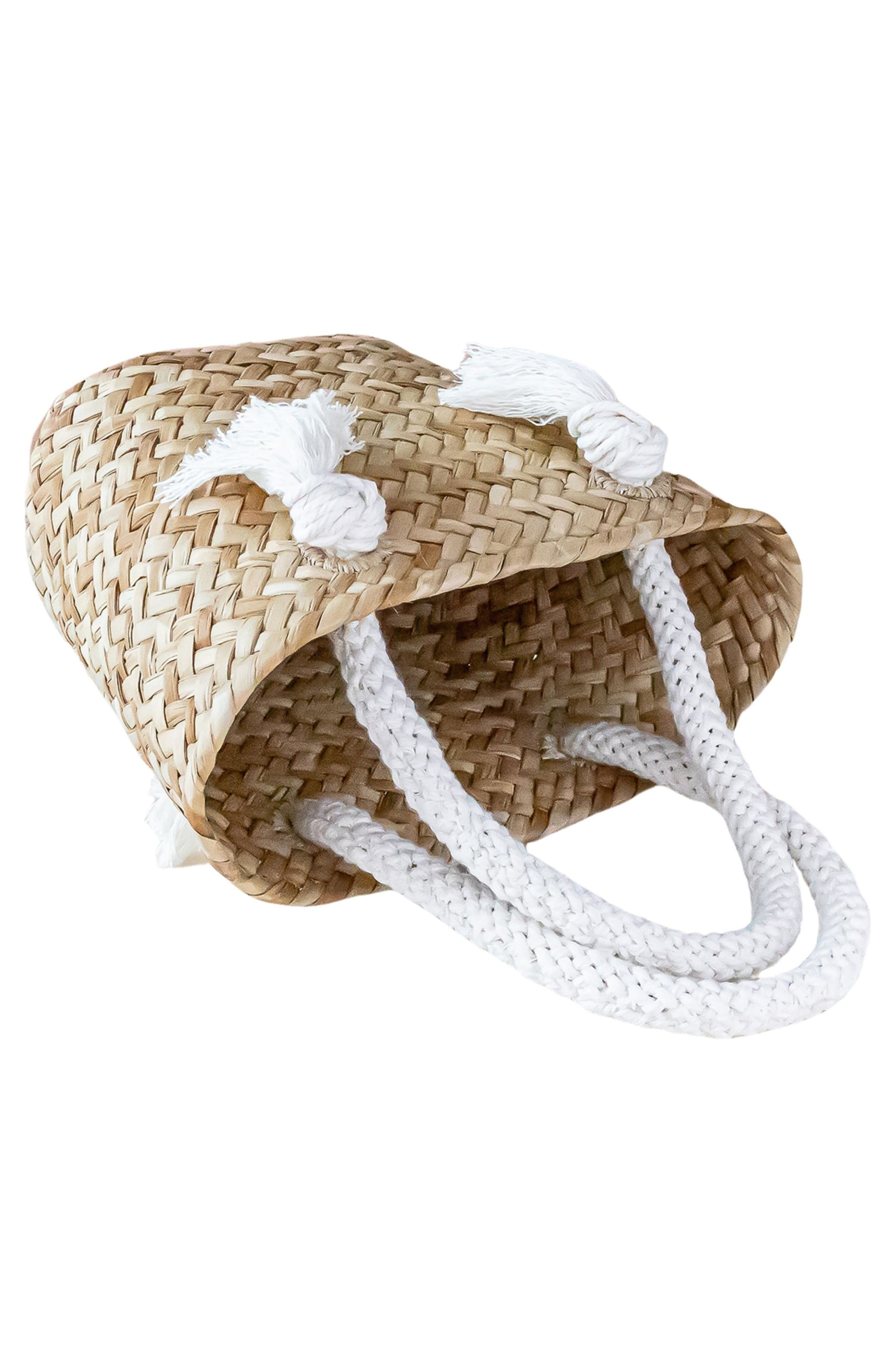 Mini Seagrass Tote, Alternate, color, OAT