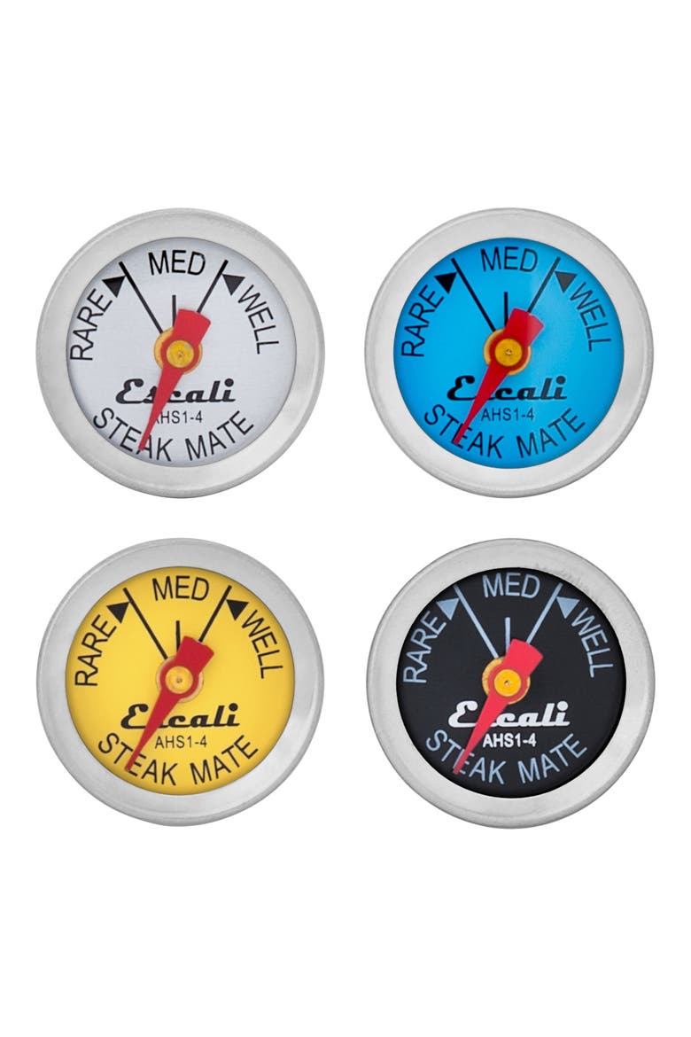 Easy Read Steak Thermometer Set, Alternate, color, Metallic Silver