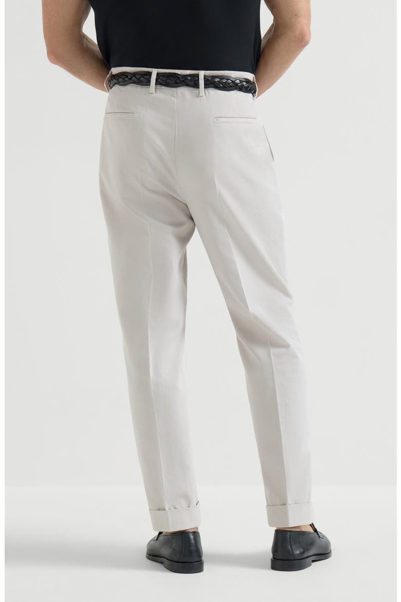 Gabardine garment dyed trousers, Alternate, color, Panama