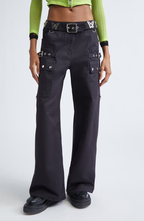 Thunderhull Belted Straight Leg Trousers