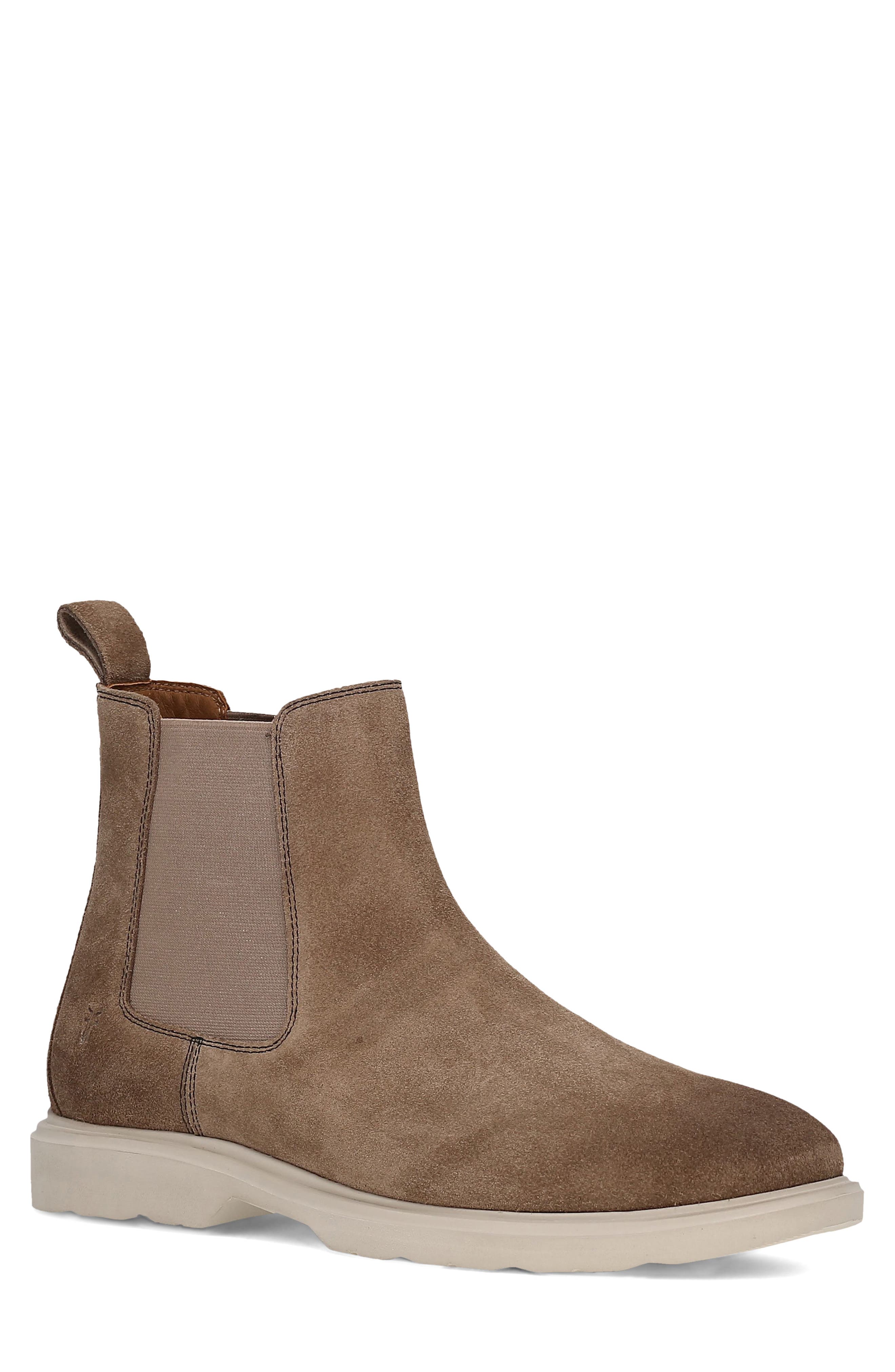 Frye Connor Suede Chelsea Boot, Main, color, 