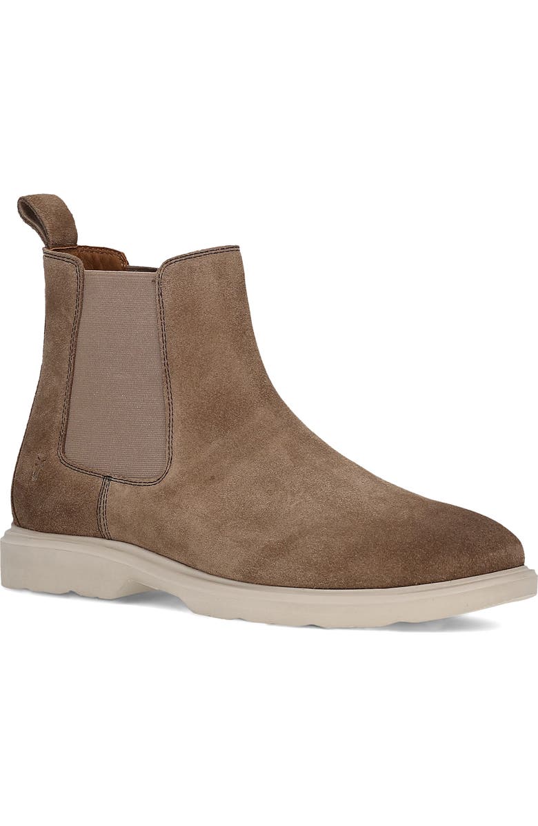 Frye Connor Suede Chelsea Boot, Main, color,