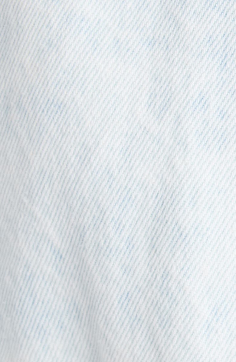 Dries Van Noten Extreme Bleach Heavyweight Denim Jacket, Alternate, color, Pale Blue