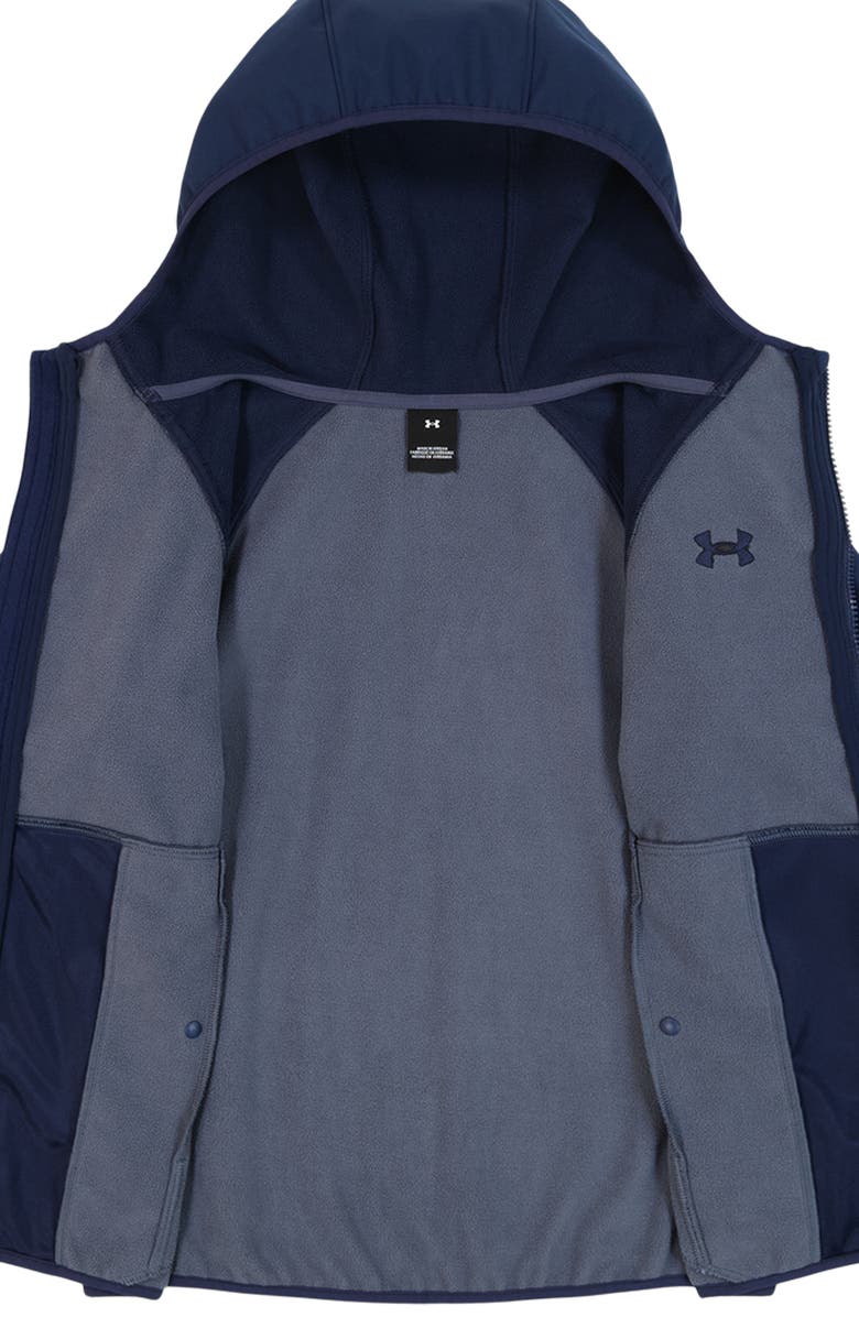 Under Armour Kids' Sim Softshell Water Resistant Jacket, Alternate, color, Downpour Gray