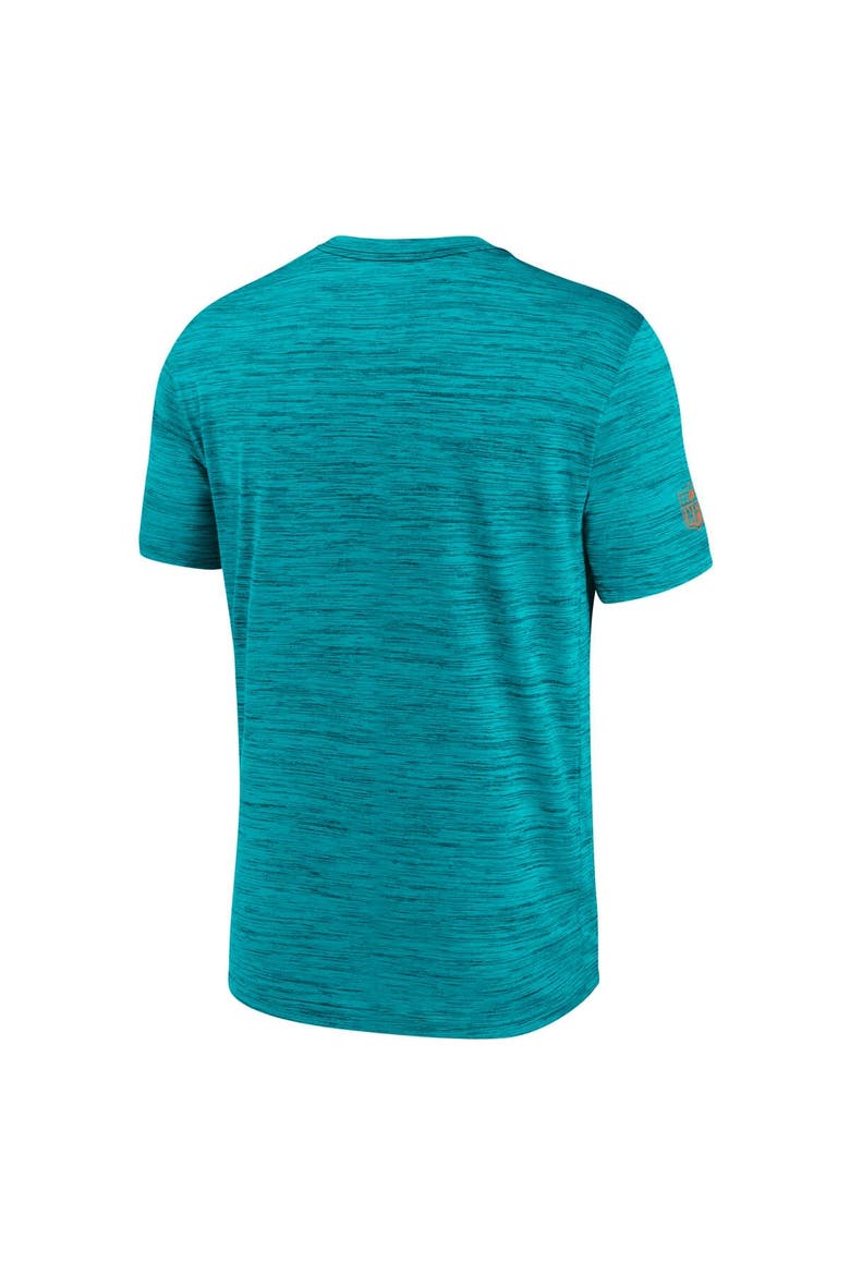 Men's Nike Aqua Miami Dolphins Sideline Velocity Performance T-Shirt, Alternate, color, Aqua