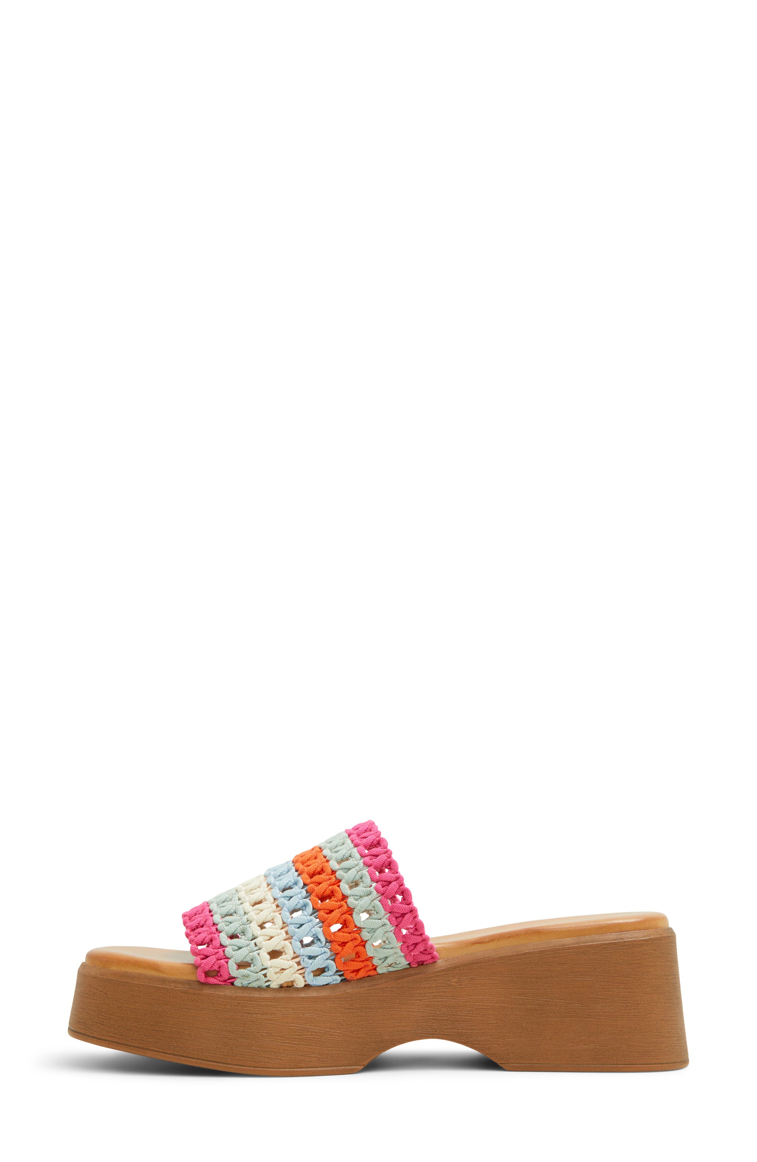 ALDO Yassu Platform Slide Sandal, Alternate, color, 