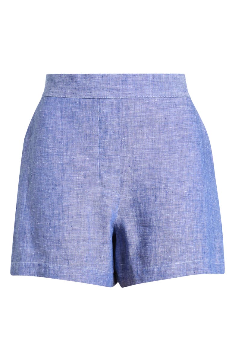 Frank & Eileen Linen Pull-On Shorts, Main, color, Navy Linen