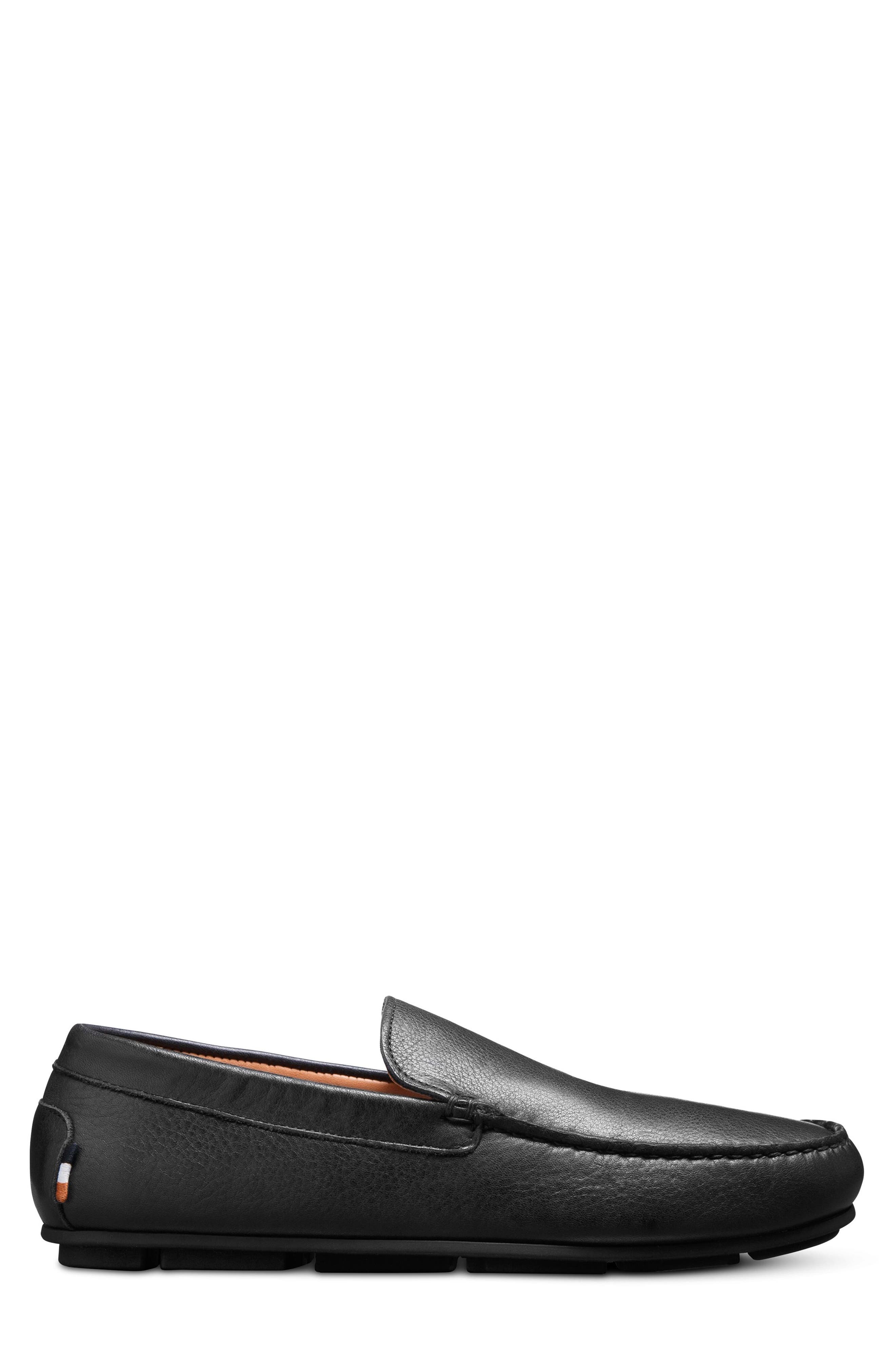 Allen Edmonds Santiago Driving Loafer, Alternate, color, Black
