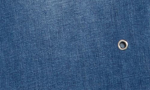 Vince Camuto Grommet Straight Leg Jeans In Denim