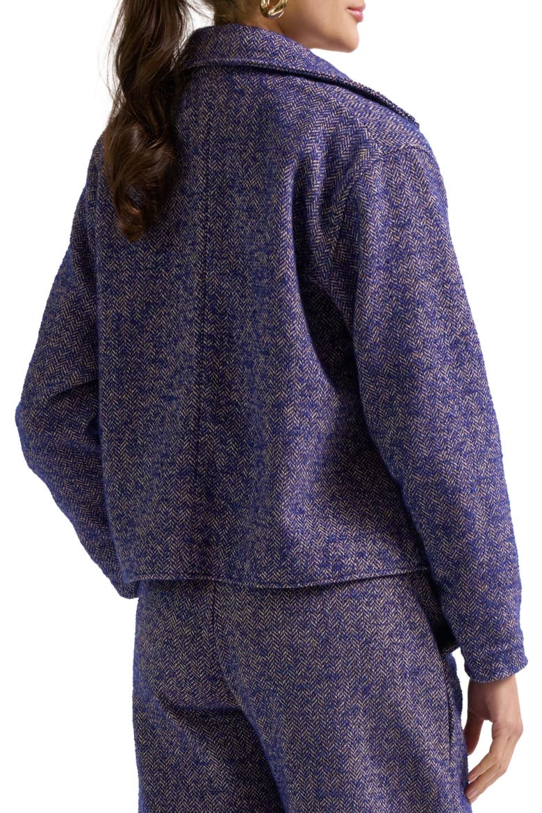 Pippa Maternity Jacket, Alternate, color, Blue