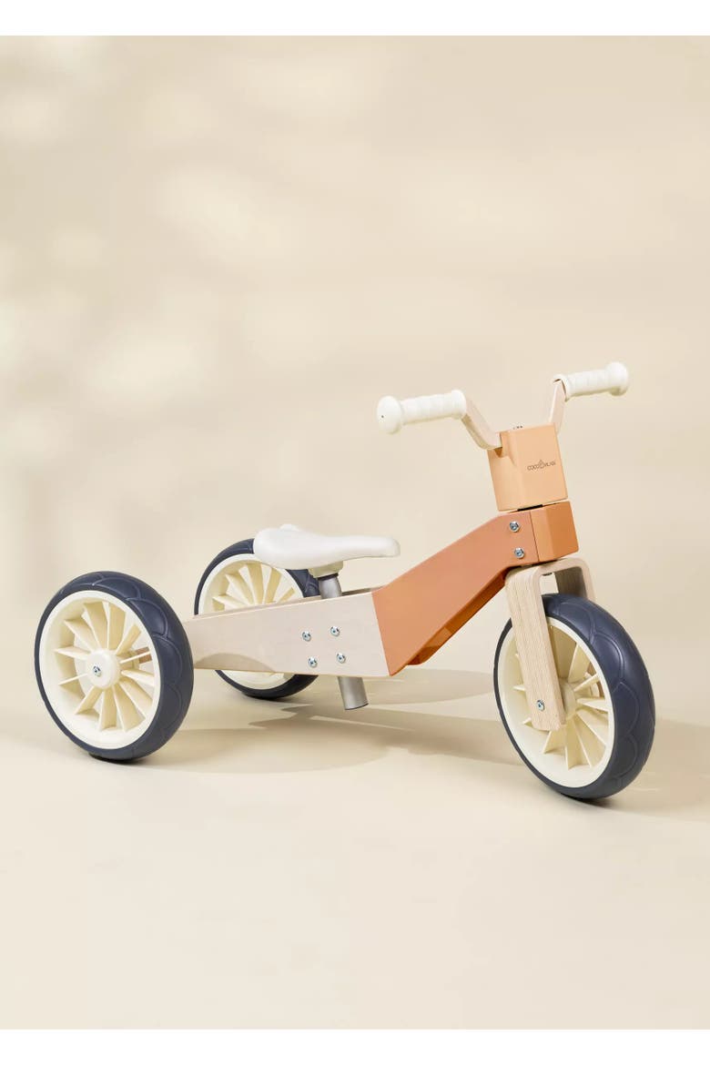 Evolutive Wooden Balance Bike - 3 in 1, Alternate, color, Grapefruit
