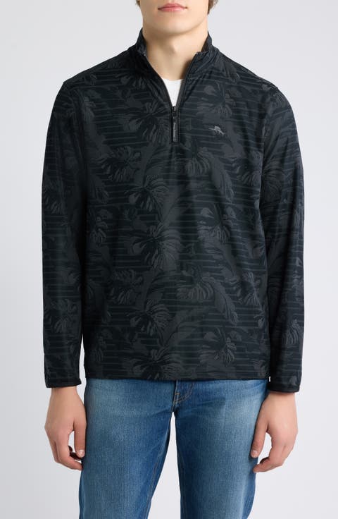 Jungle Tides Half Zip Pullover