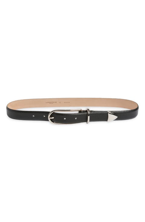 Pyramid Leather Belt