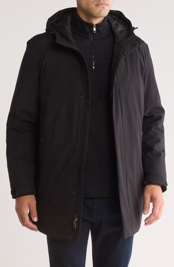 Calvin Klein Hooded Water Resistant Stadium Jacket Nordstromrack