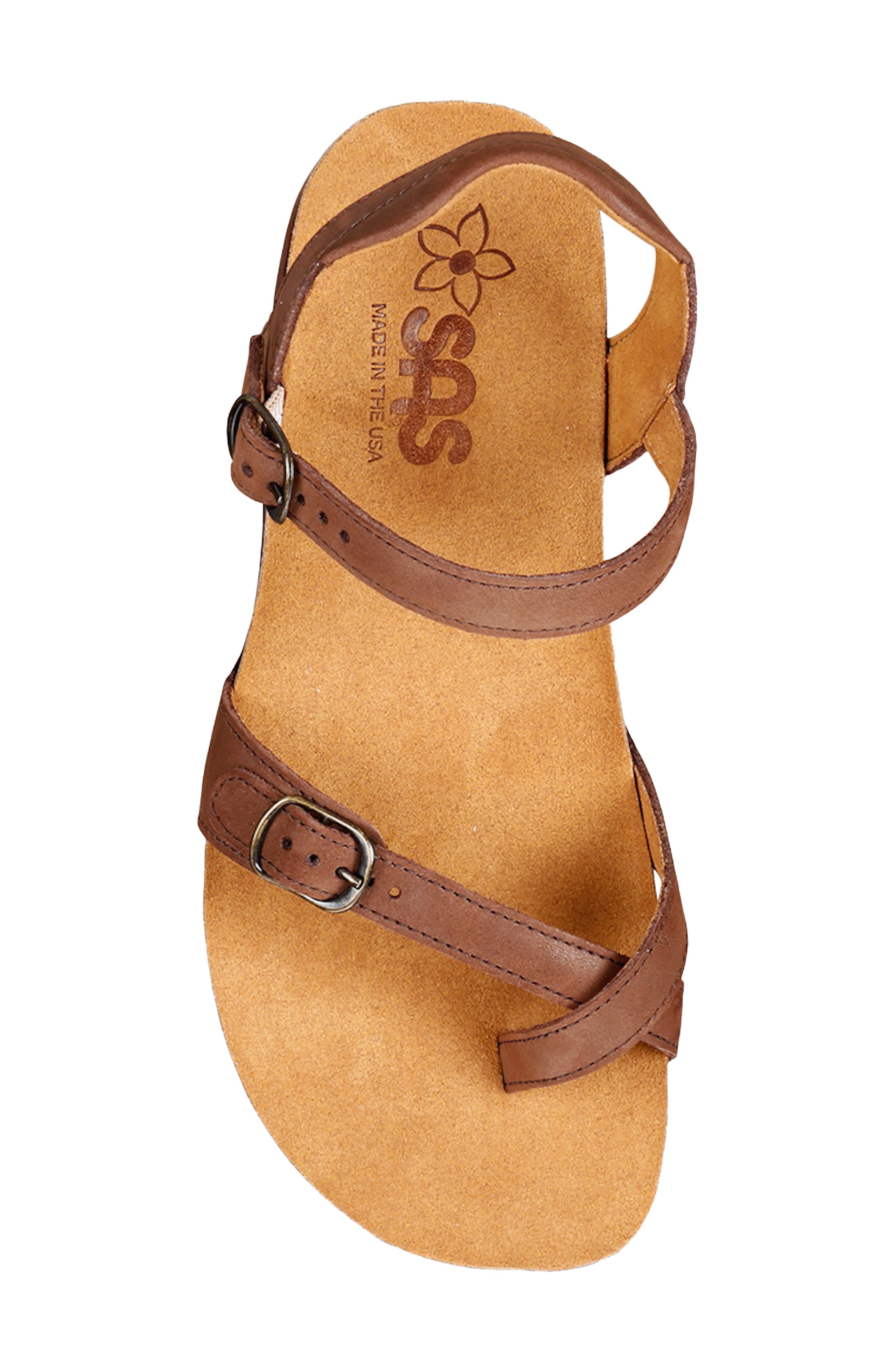 Pampa Wedge Sandal, Alternate, color, CHOCOLATE