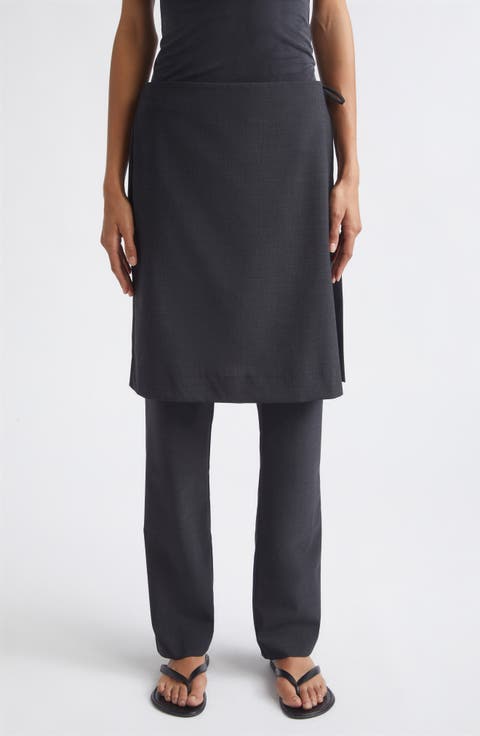 Sarong Wool Blend Pants