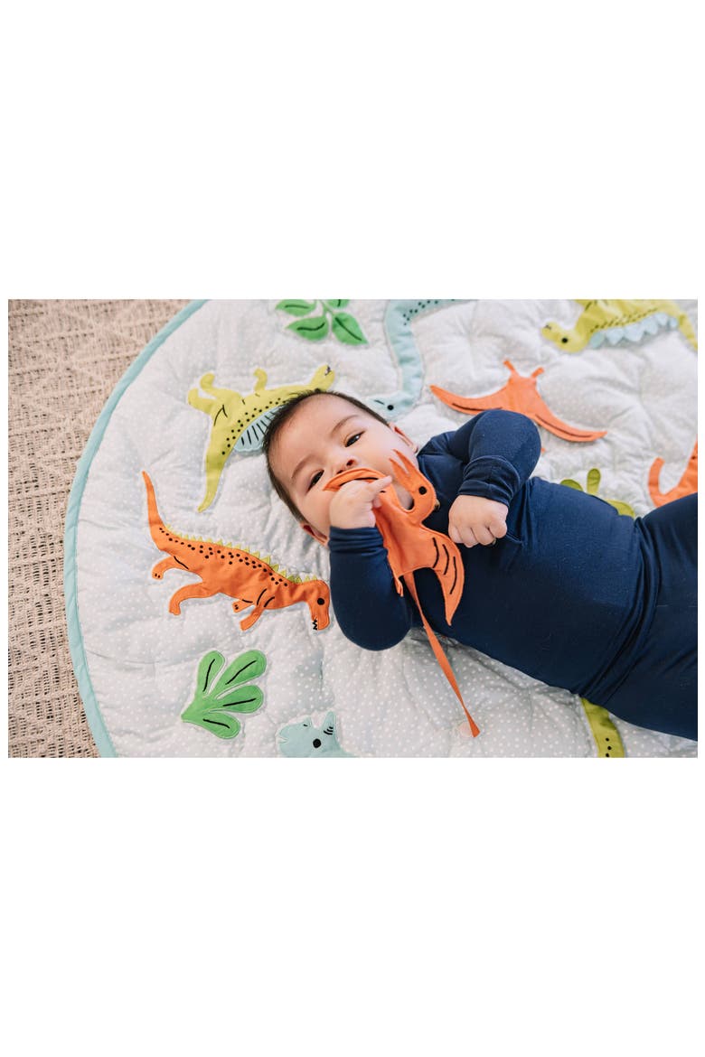 WONDER AND WISE BY ASWEETS Dinomite Activity Play Mat, Alternate, color, BLUE MULTI