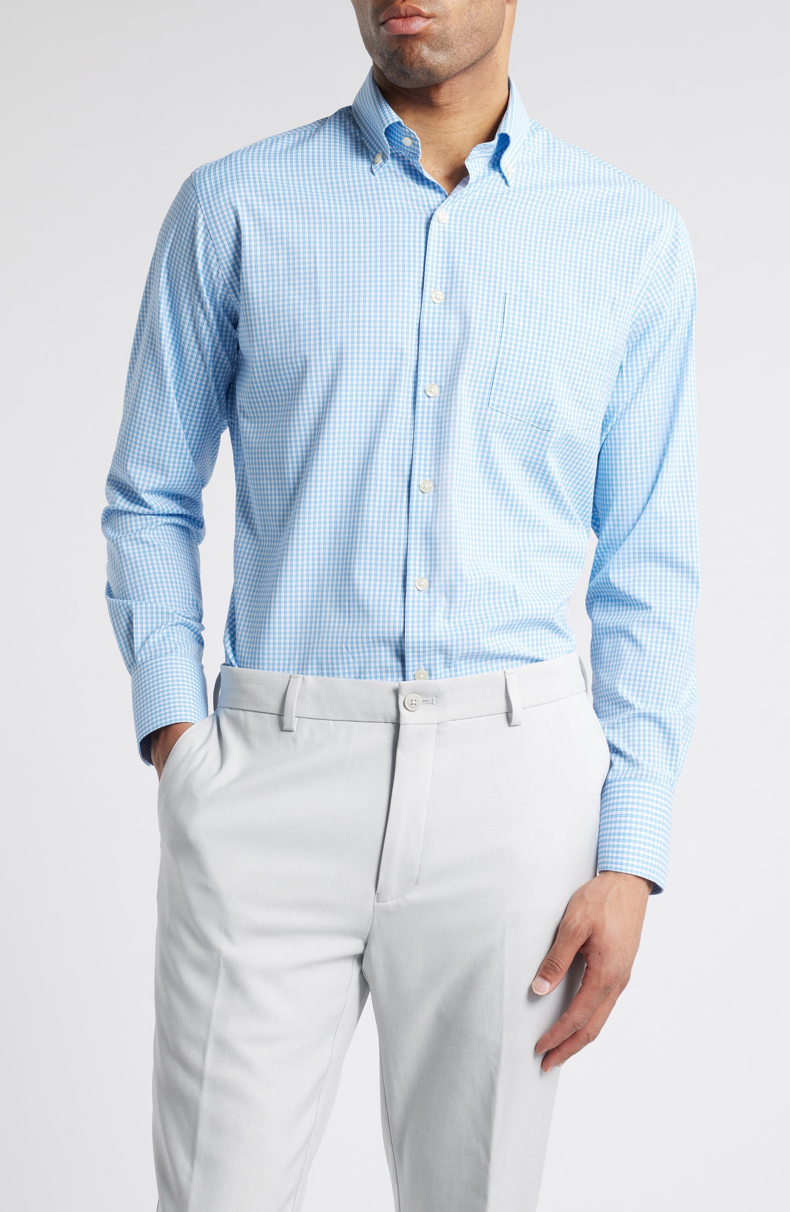 Peter Millar Derwent Check Button-Down Shirt