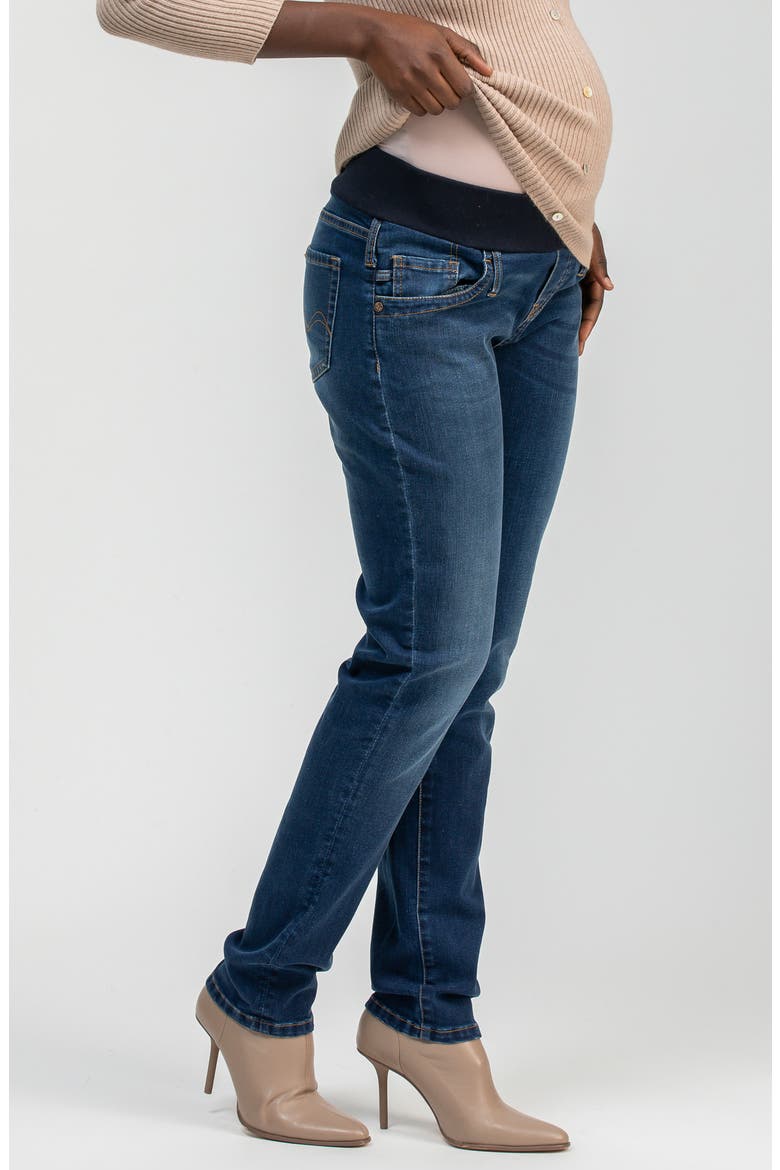 Cool Girl Slim Fit Maternity Jeans, Alternate, color, MEDIUM STONE WASH
