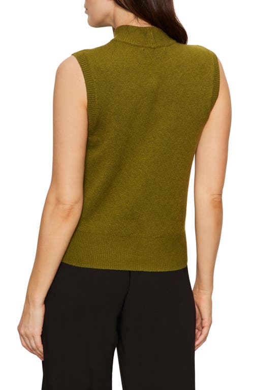 Sanctuary Fuzzy Leopard Print Sleeveless Sweater In Neutral