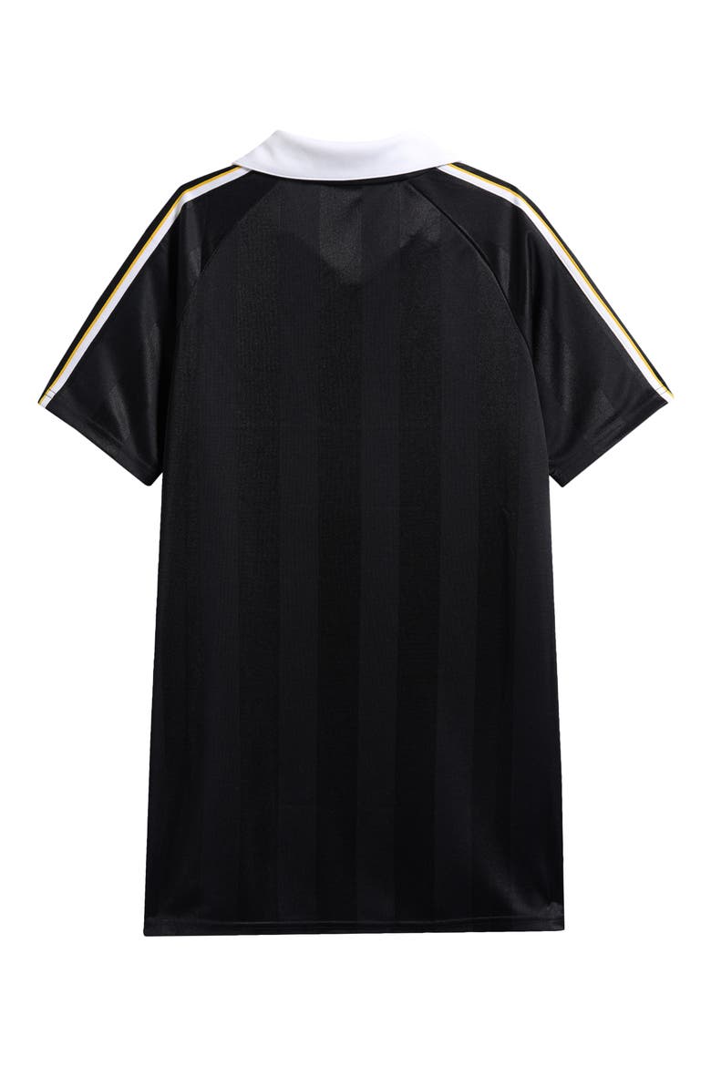 Kids' Archive Collar Jersey Dress, Alternate, color, BLACK