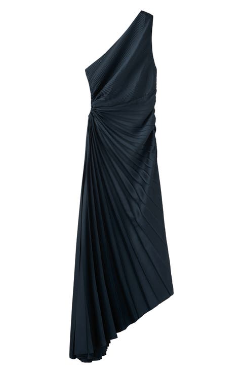 One-Shoulder Evening Dress