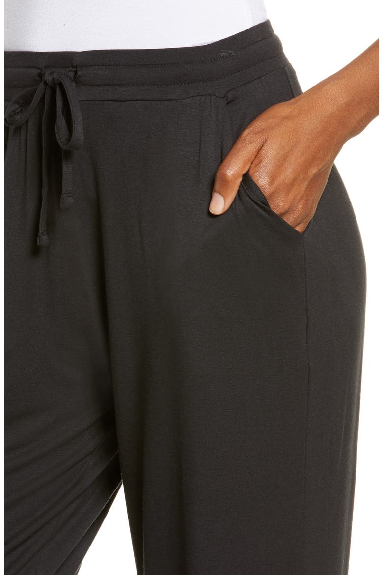 Jersey Joggers, Alternate, color, BLACK