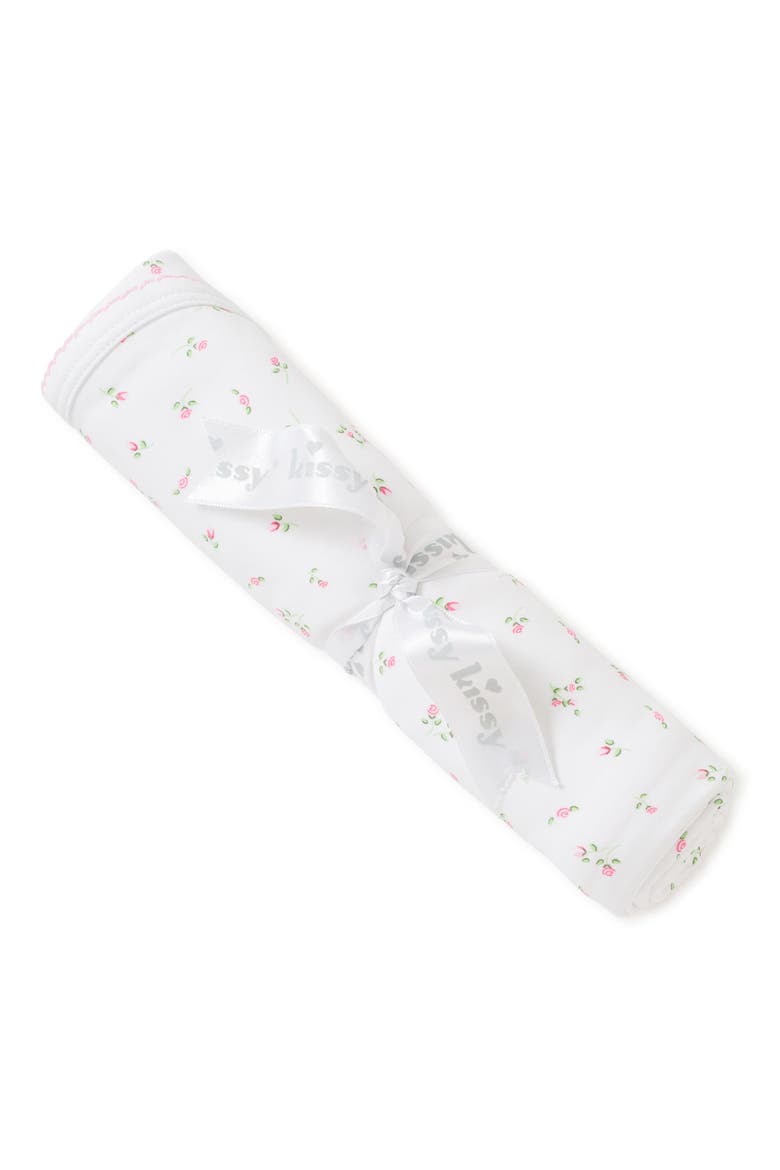 Garden Baby Receiving Blanket, Alternate, color, WHITE