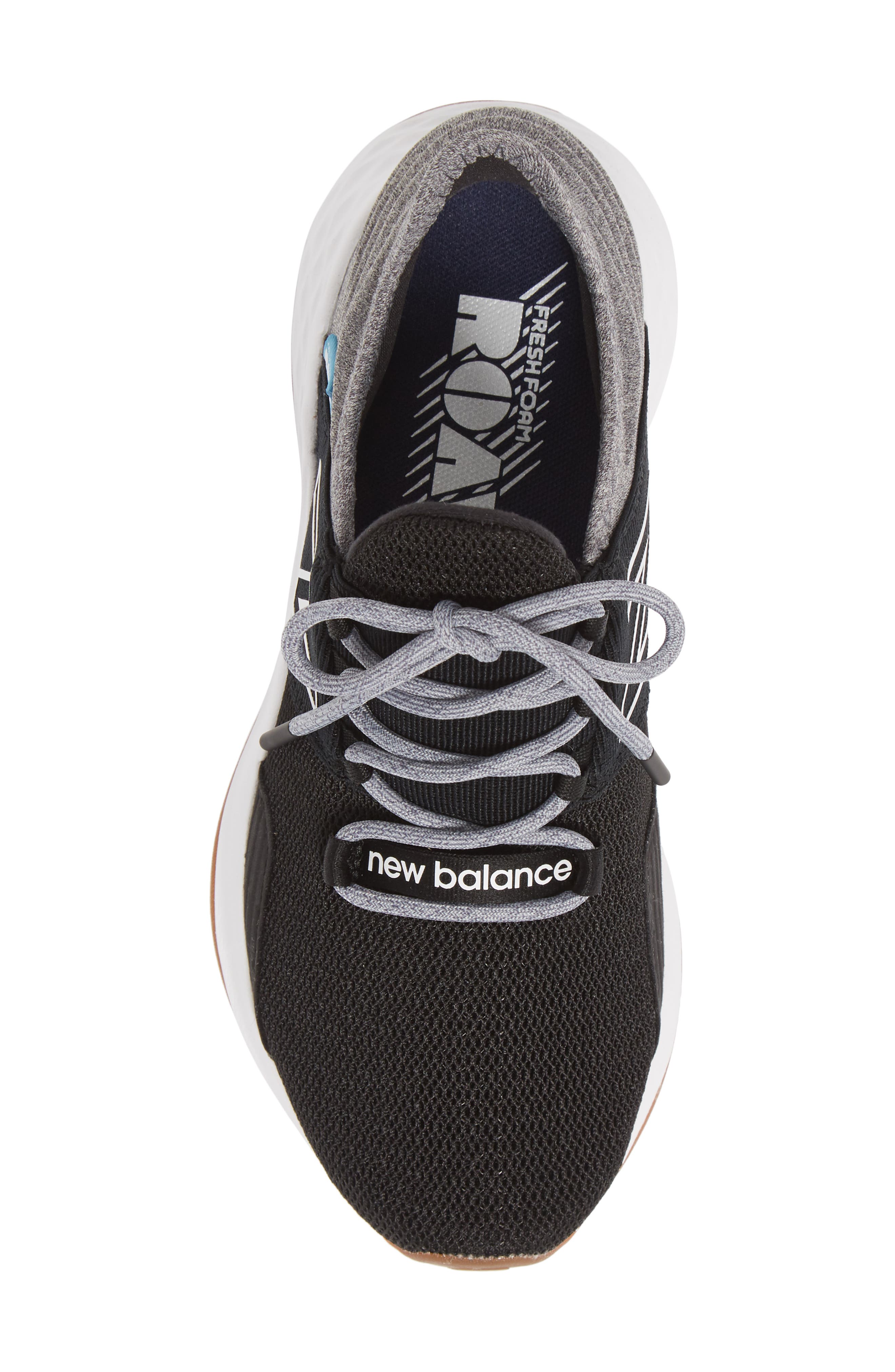 New Balance Fresh Foam Roav Running Shoe, Alternate, color, Black/ Light Aluminum