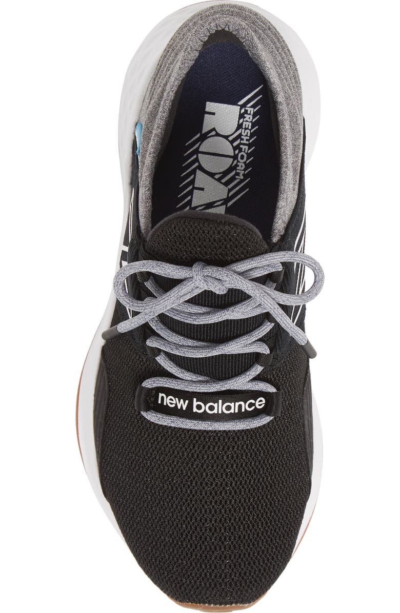 New Balance Fresh Foam Roav Running Shoe, Alternate, color, Black/ Light Aluminum