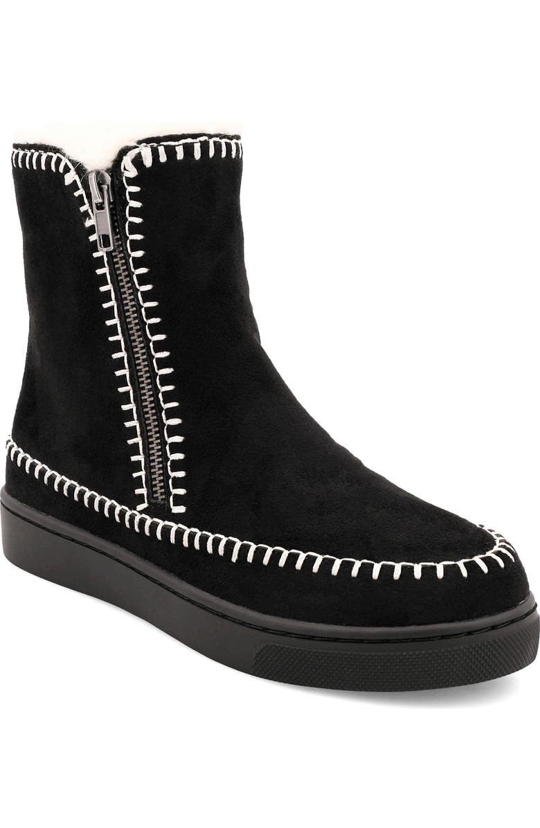 MIA Stormie Genuine Shearling Bootie, Main, color,