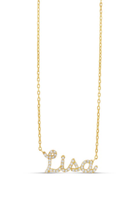 Script Name Necklace