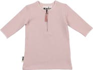 Manière Kids' Microgrid Long Sleeve Zip Top