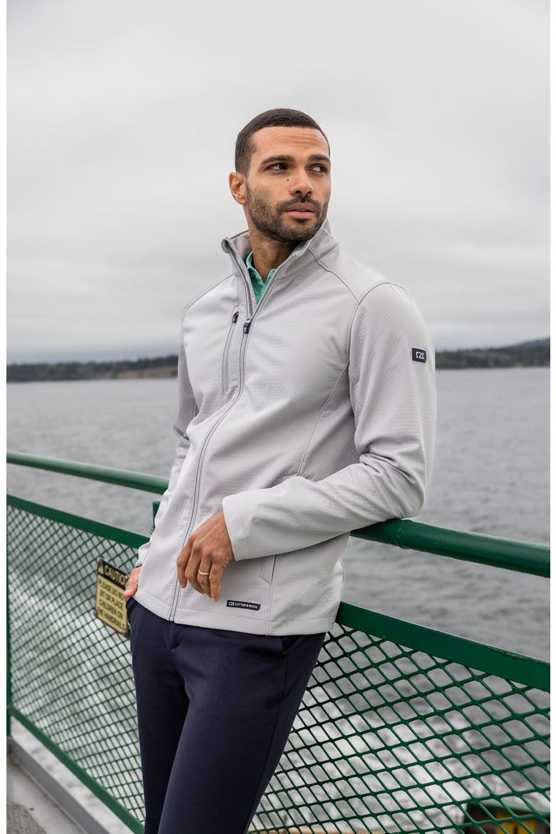 Evoke Softshell Jacket, Alternate, color, CONCRETE