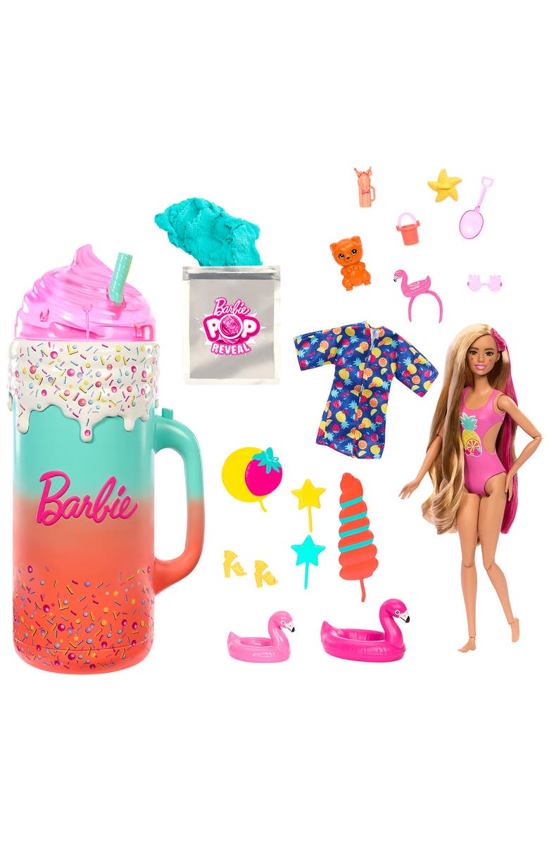 Mattel Barbie<sup>®</sup> Pop Reveal Rise & Surprise Set with Scented Doll, Squishy Scented Pet & 15+ Surprises, Alternate, color, 