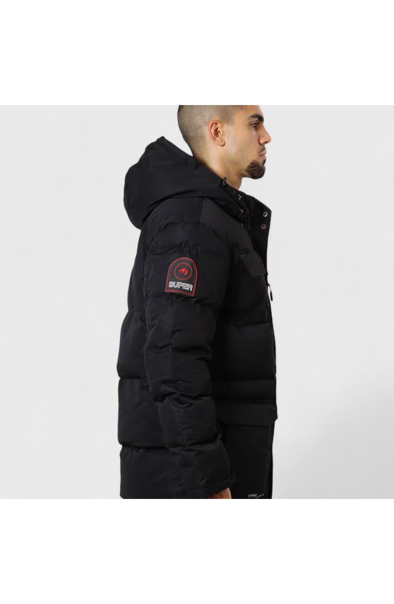 CANADA WEATHER GEAR Men's Heavyweight Hooded Puffer Jacket, Alternate, color, Black