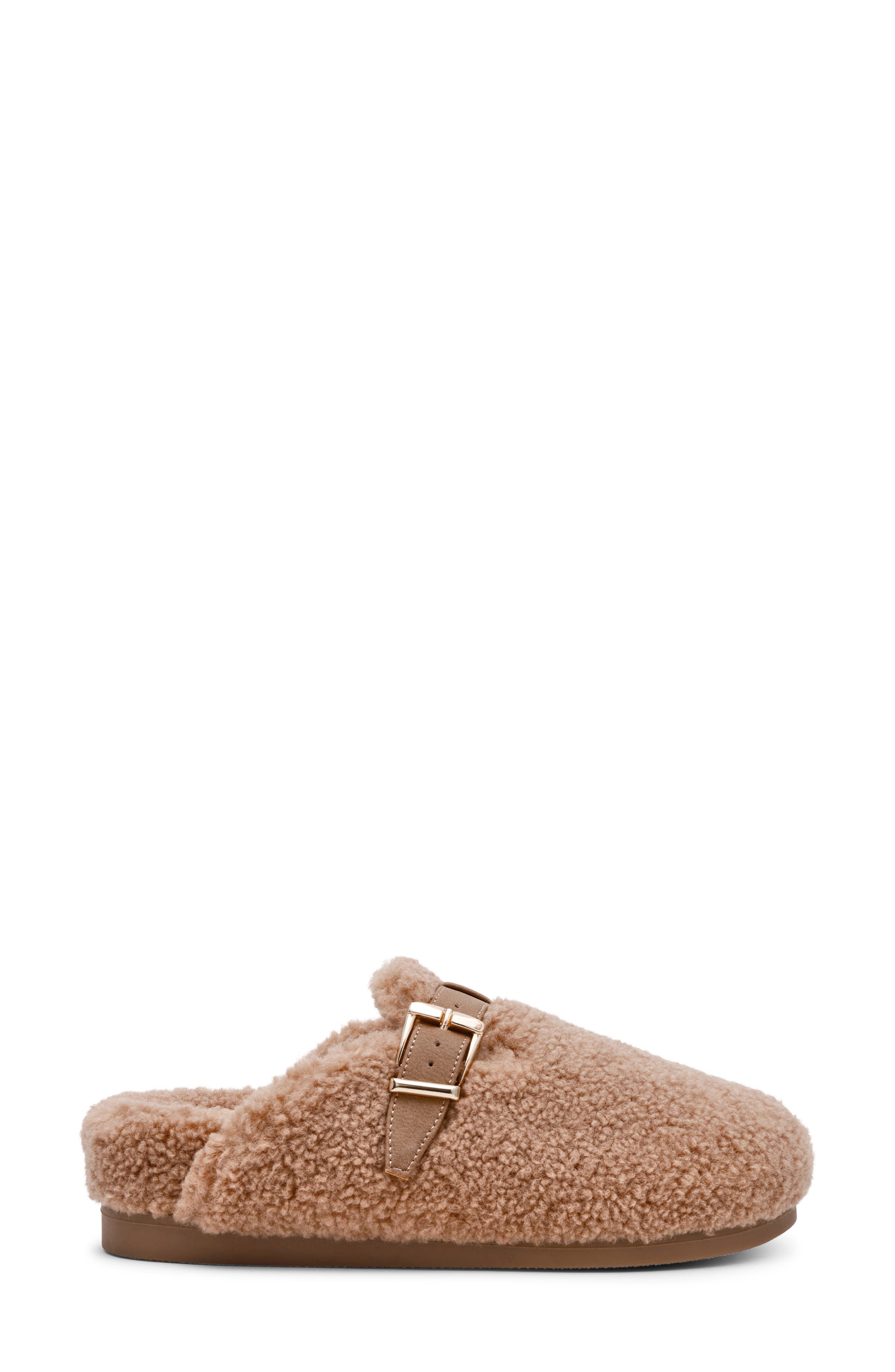 DV by Dolce Vita Anina Faux Shearling Lined Mule, Alternate, color, Natural Plush