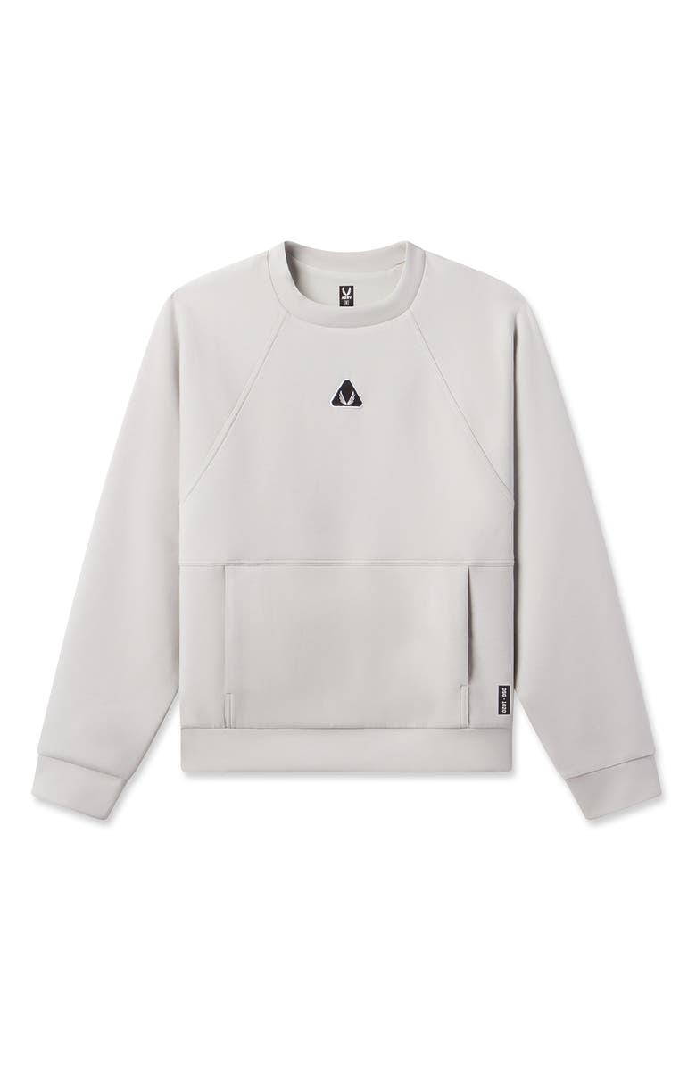 ASRV Dri-Core Oversize Crewneck Sweatshirt, Alternate, color, Light Grey