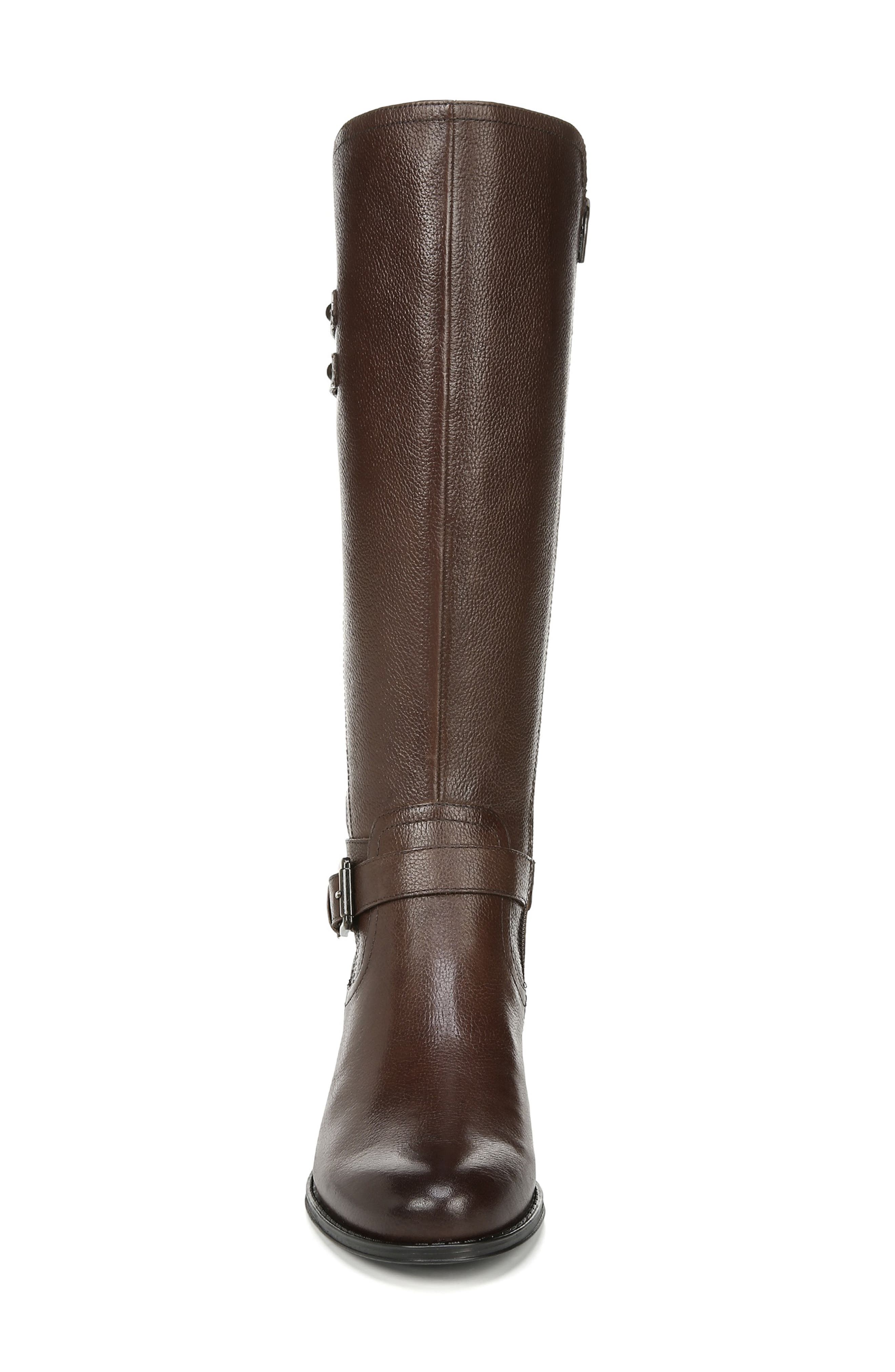 Jackie Tall Riding Boot, Alternate, color, CHOCOLATE LEATHER