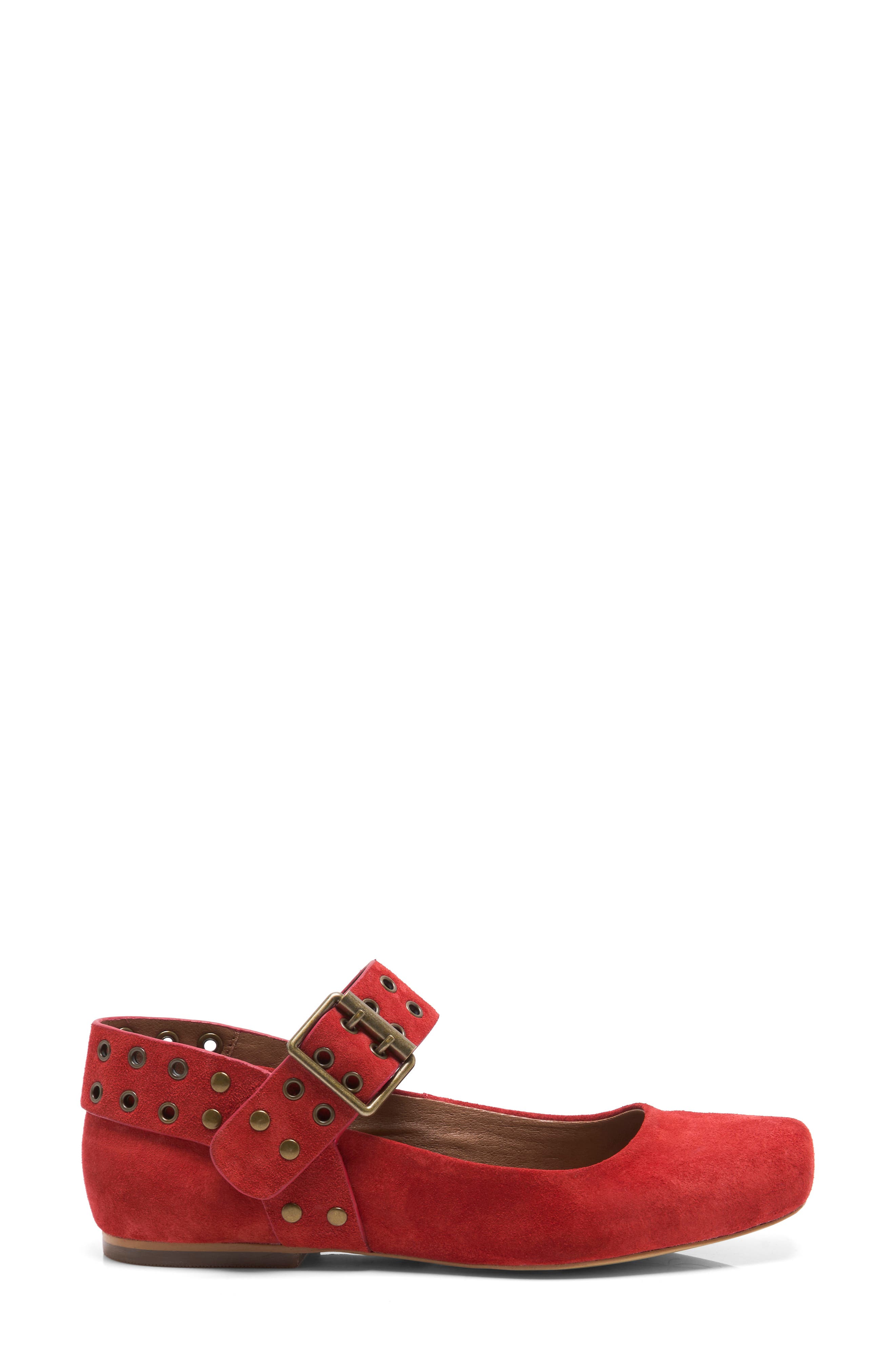 Maggie Mary Jane Flat, Alternate, color, LOLLIPOP SUEDE