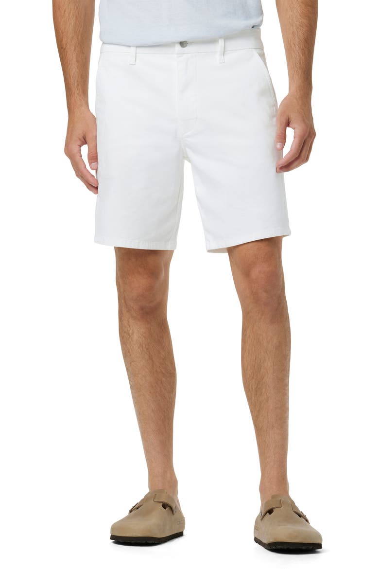 Joe's The Brixton Slim Straight Shorts, Main, color, OPTIC WHITE